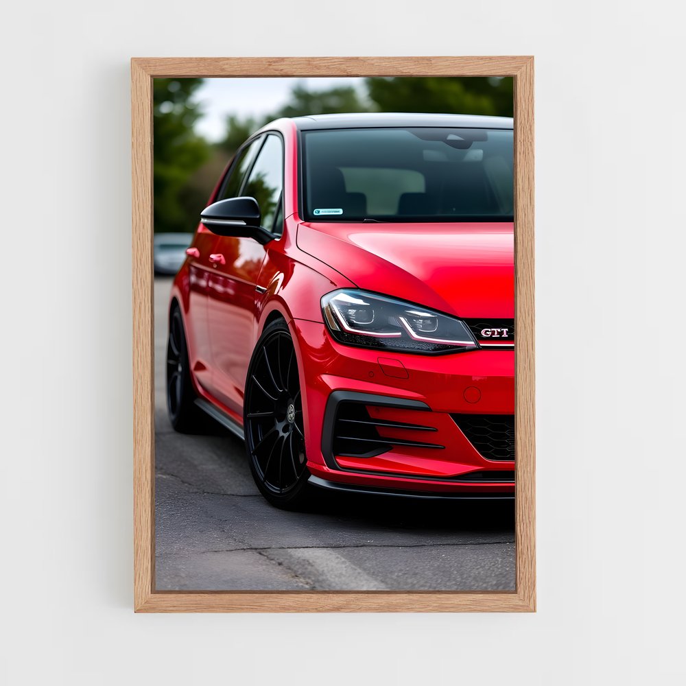 Poster GTI sur le Pavé – affiche Volkswagen (vue 4)